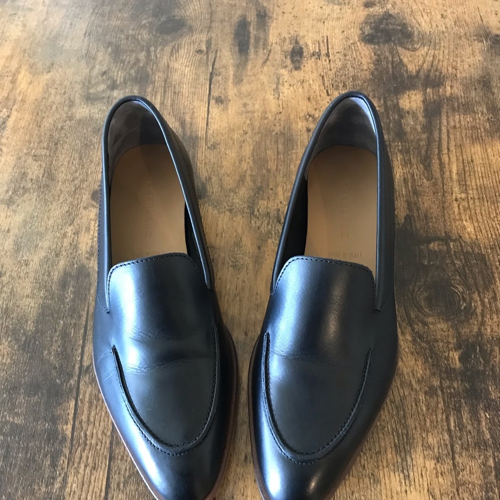 Everlane Black Leather Modern Loafer - New, size 6 - Picture 10 of 11